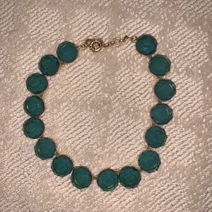 J Crew blue jeweled necklace